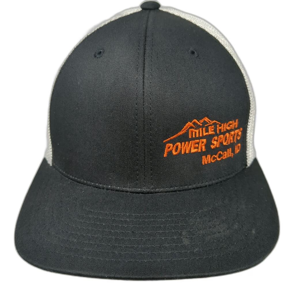 Port Authority Baseball Cap Black M Mesh Mile High Power Sports McCall ID Hat